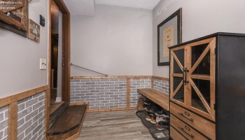 mudroom off of garage