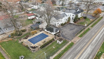 Aerial View with Pool and Gazebo