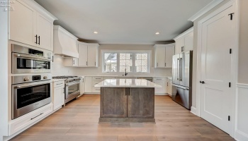 Kitchen with island