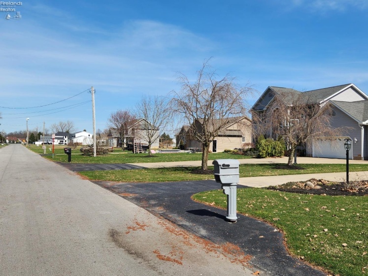 Partial view of Ransom Road towards W. Bogart Road, many nice homes in the area.