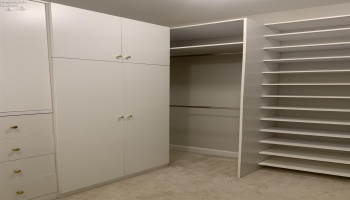 Second large walk-in closet for owners suite