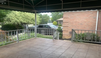 Covered patio off the kitchen