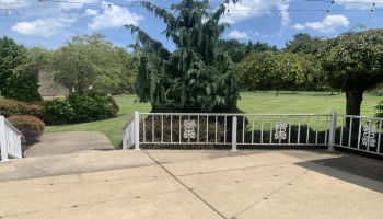 Large patio off the Great Room overlooking the backyard