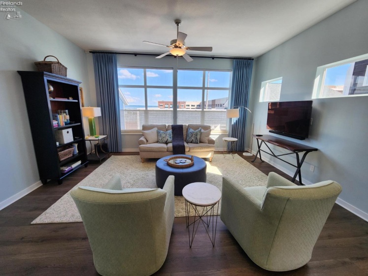 Living room w/water views.