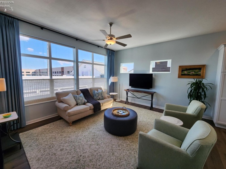 Living room w/water views.