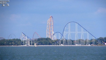 View of Cedar Point from the Jackson Street pier.