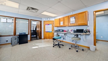 Dr's work area/ exam room