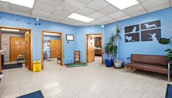 Exam room entry/ waiting room