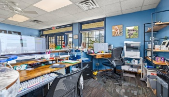 Front desk area