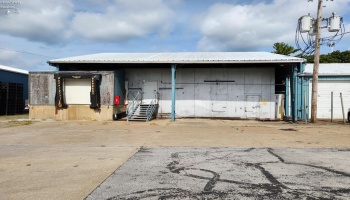 Large Commercial freezer/cooler for lease, has a dock height loading dock and overhead door.