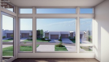 View of Lake Erie from the living room area.