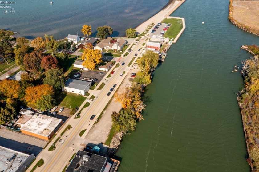 Aerial View Of Lots and Main Street