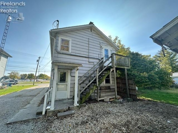 Stairs to upper unit entrance