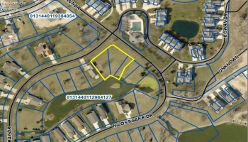 Yellow outline approx. size of lot - from auditors