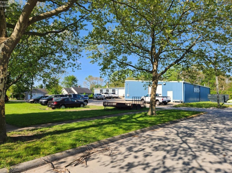 View from Seavers Street, there are 2 lots on Seavers Street that are included for extra parking possibly.