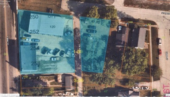 Over view of the property for sale in blue. Over view of the property for sale in blue.