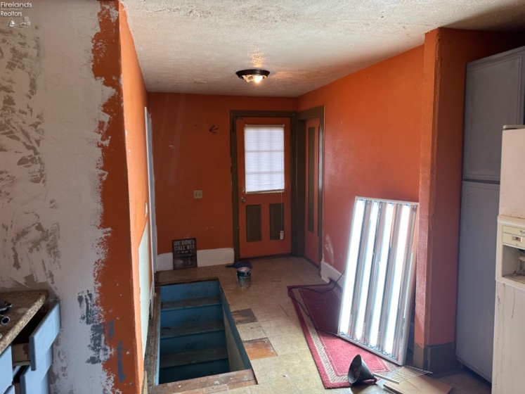 Upstairs Kitchen Floor will be filled in