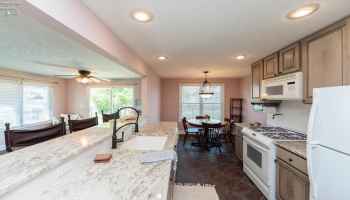 Beautiful guest suite kitchen