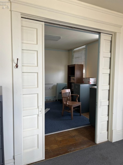 3rd floor area with pocket doors