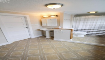 HUGE second floor bath - with plenty of space for a vanity or even a dresser.  Must see to appreciate.
