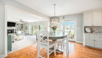 Kitchen and family room
