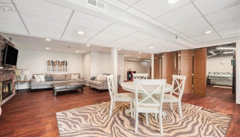basement family room