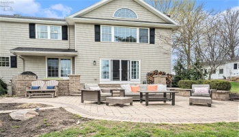 Back elevation- patio