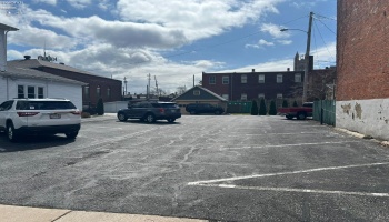Dedicated parking area on Adams Street Dedicated parking area on Adams Street