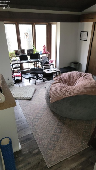 4th bedroom with beautiful views currently being used as an office