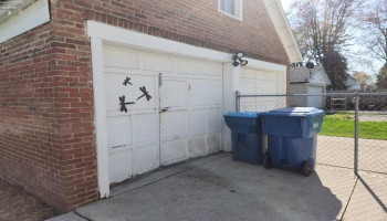 Detached 2 car garage. Detached 2 car garage.