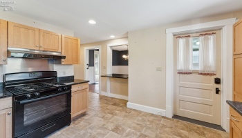 Completely renovated kitchen with pantry and soft-closing drawers and cabinets