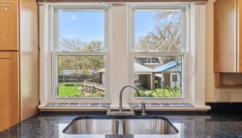 Completely renovated kitchen with pantry and soft-closing drawers and cabinets