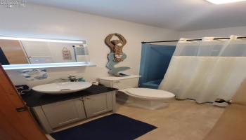 Full Bathroom main floor shared by two first floor bedrooms