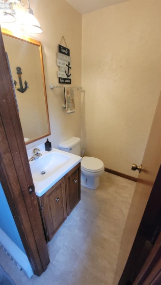 Half Bath off back of the home/ pool access point