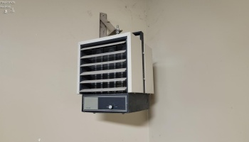 Heater mounted in Garage