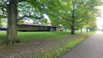 Mature trees provide ample shade during the heat of the summer.