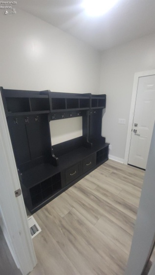 Mud room off the garage