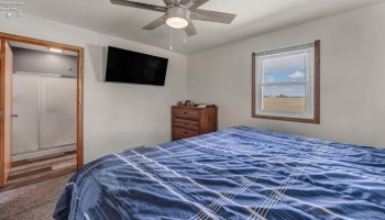 Master bedroom with private master bathroom