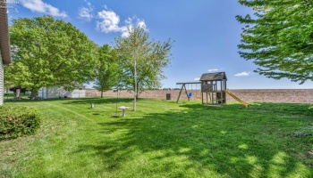 Nice back yard with open country fields
