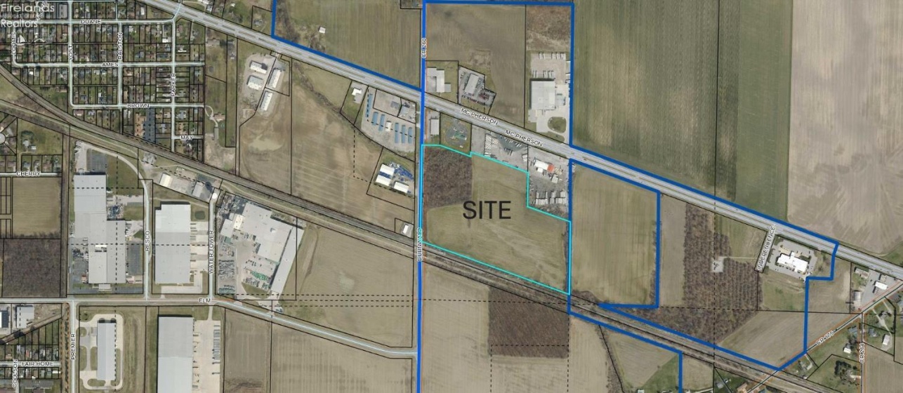 Aerial View of Site - 25.14 acres