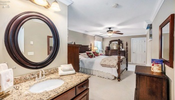 Bedroom 2 with ensuite sink