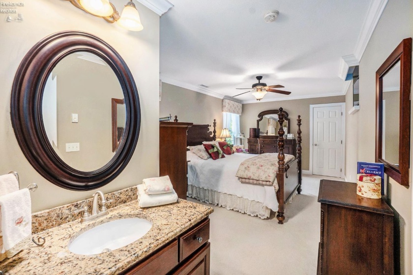 Bedroom 2 with ensuite sink
