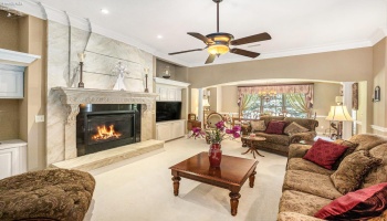 Great room and dining room