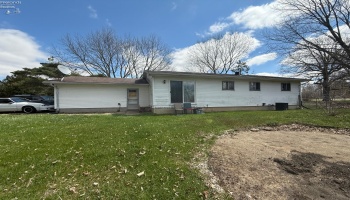 Back view of house