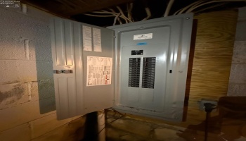 Electric located in basement