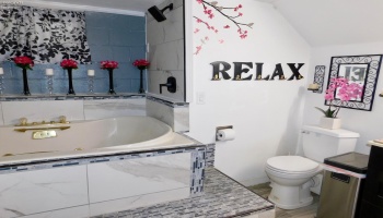Basement bathroom