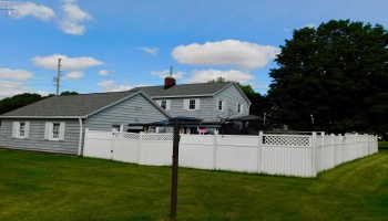 Double lot with fully fenced in yard