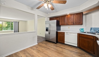 Kitchen looking into Living room