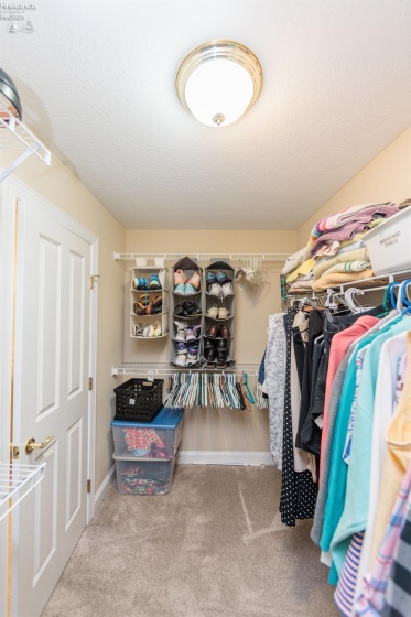 Master bedroom walk-in closet
