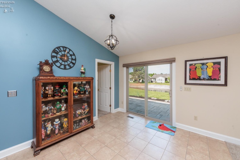 Dining or breakfast nook area off of kitchen